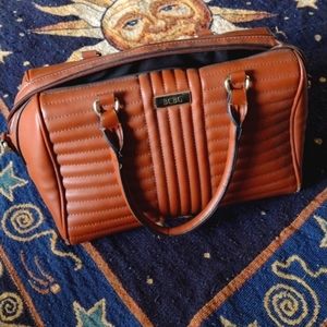 BCBG brown leather purse